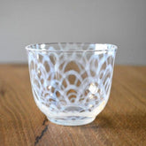 Hirota Taisho Roman glass cold tea wave 140ml - J Mart