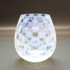 Hirota Taisho Roman glass flower bud ichimatsu 200ml - J Mart