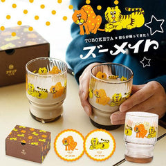 ISHIZUKA ADERIA drinking glass set-Zoo mate 235ml*2 - J Mart