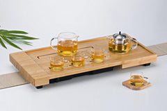 SAMADOYO bamboo tea serving tray 52cmx25cmx5.2cm - J Mart