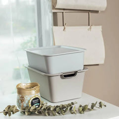 Storage Box With Lid grey