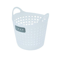 White Round Mini Basket - J Mart