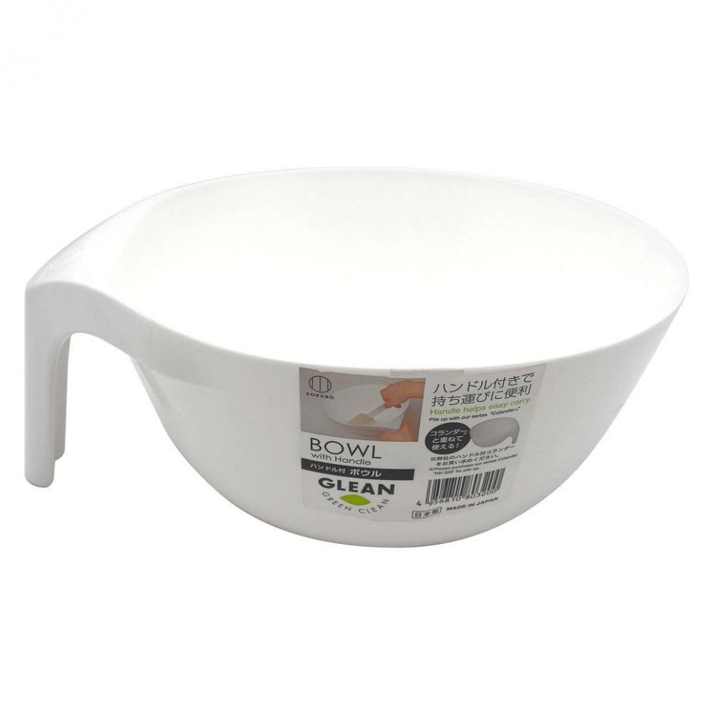 Kitchen Bowl & Colander / Corner Pot White - J Mart
