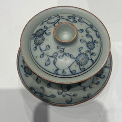 Blue and White Porcelain Gaiwan – Traditional Motif Series