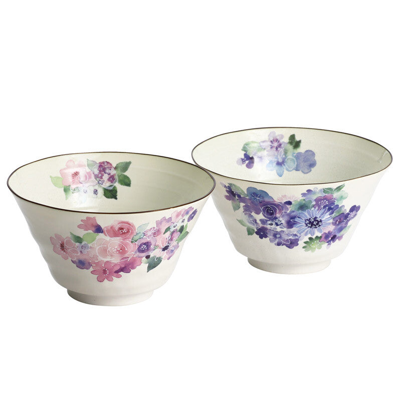 Minoyaki Ceramic Series noodle bowl set