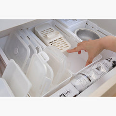 Expandable Storage Tray L white