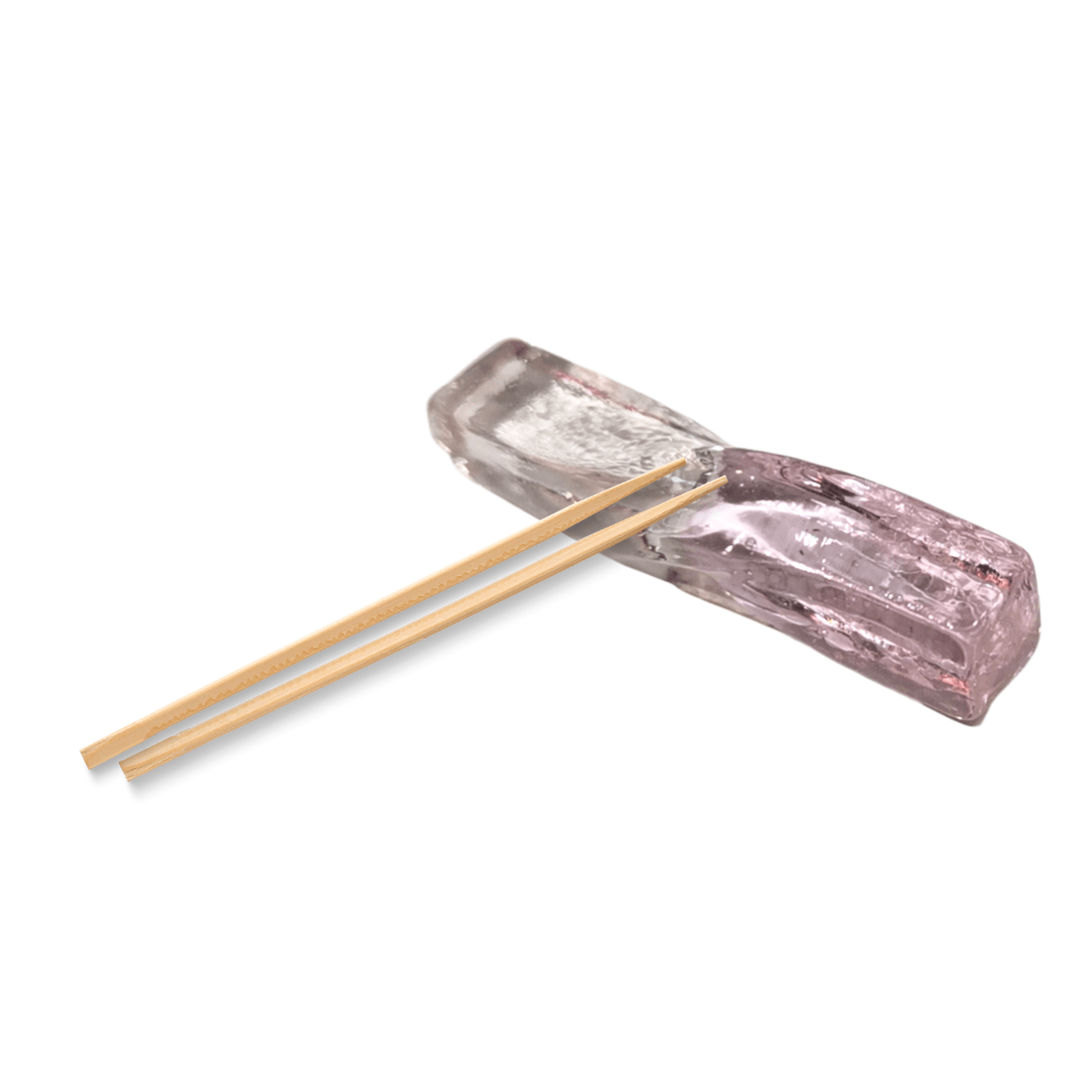 Glassware Chopsticks Rest Pink - J Mart