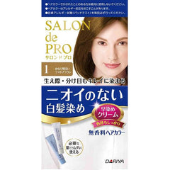 Dariya Salon de Pro gray hair cream colour 1 - J Mart