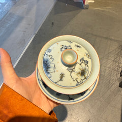 Blue and White Porcelain Gaiwan – Traditional Motif Series