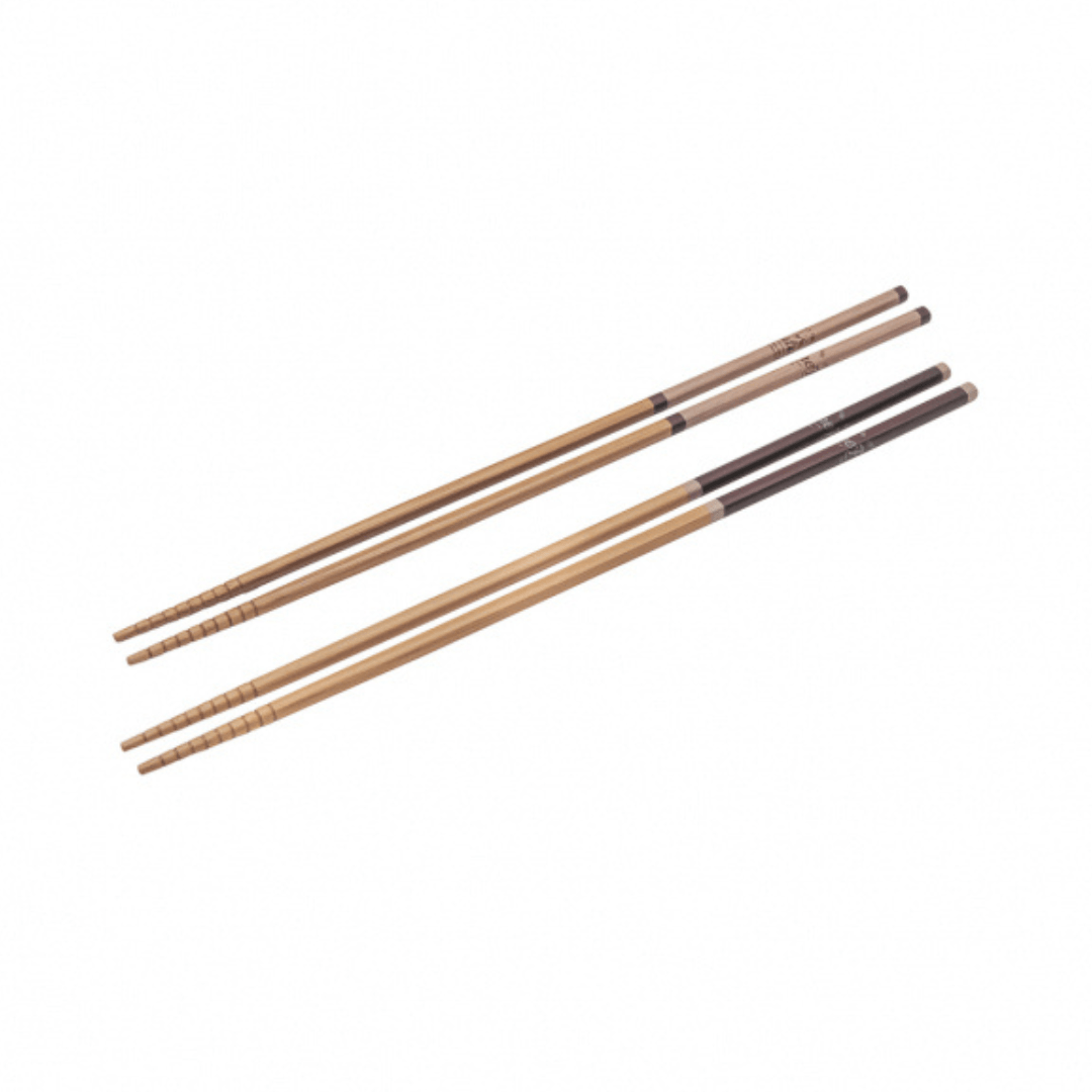 Letter bamboo cooking chopsticks set 33cm 2 pieces - J Mart