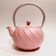 Cast Iron Teapot-Pink