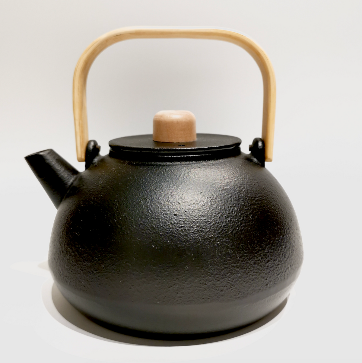 Cast Iron Teapot-All Black