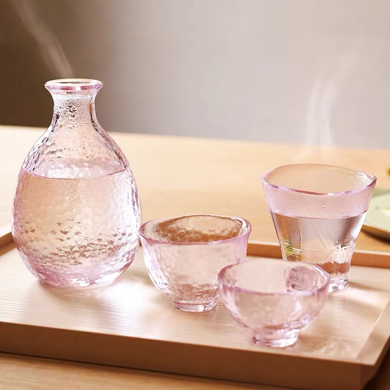ISHIZUKA Tsugaru cherry blossoms heat resistant sake bottel 260ml