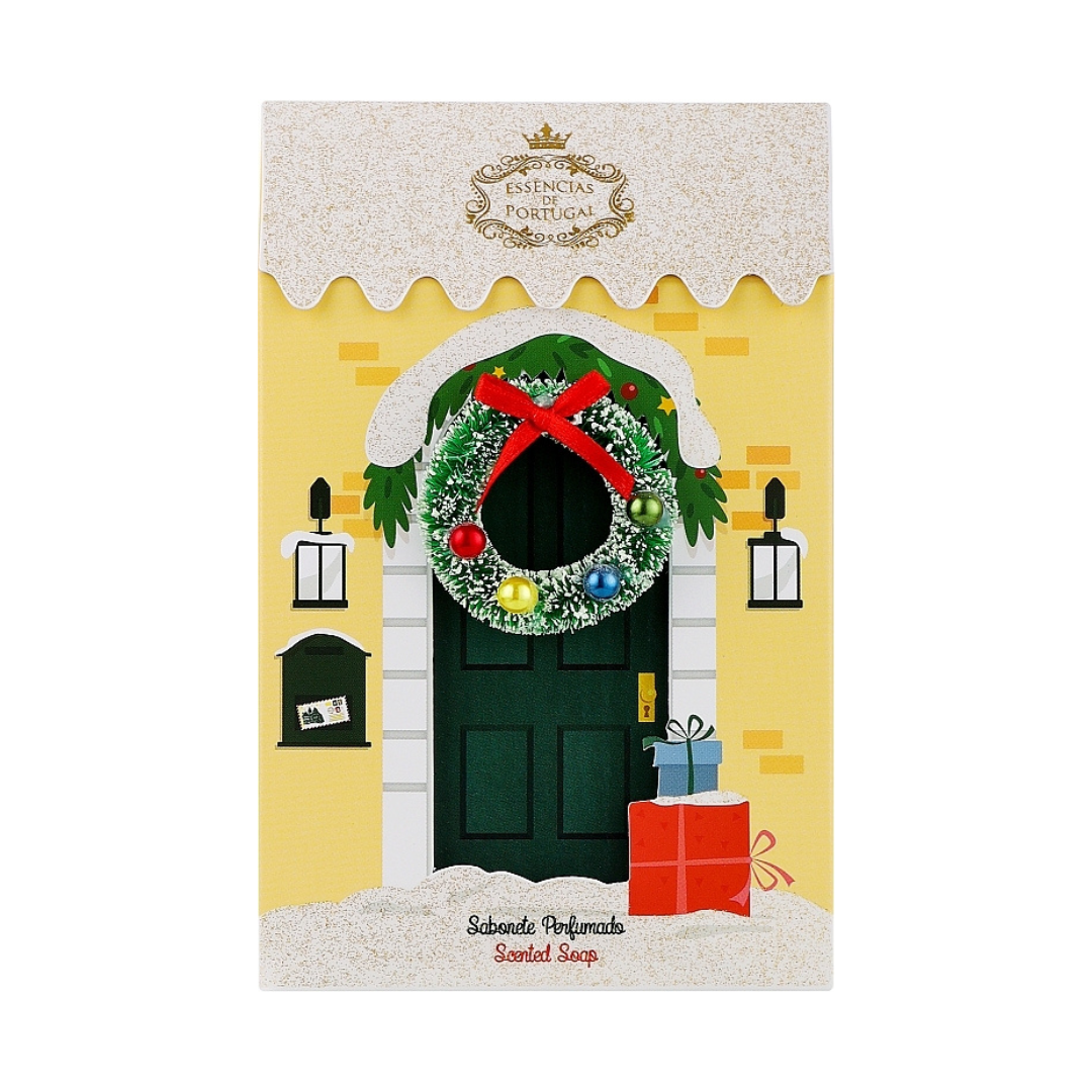 Essências de Portugal The Green Christmas Door-Orange & Clove Soap