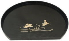 Rabbit half-moon shaped tray - J Mart
