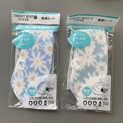 Toilet seat cover, brushed type, floral pattern /40608/2AST