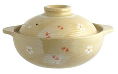 Hanasakura Overflow-resistant earthenware pot 21cm