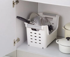 Stackable Storage Basket white