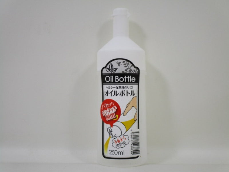 One-touch oil bottle white