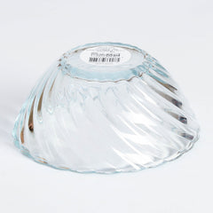 glass bowl (blue)
