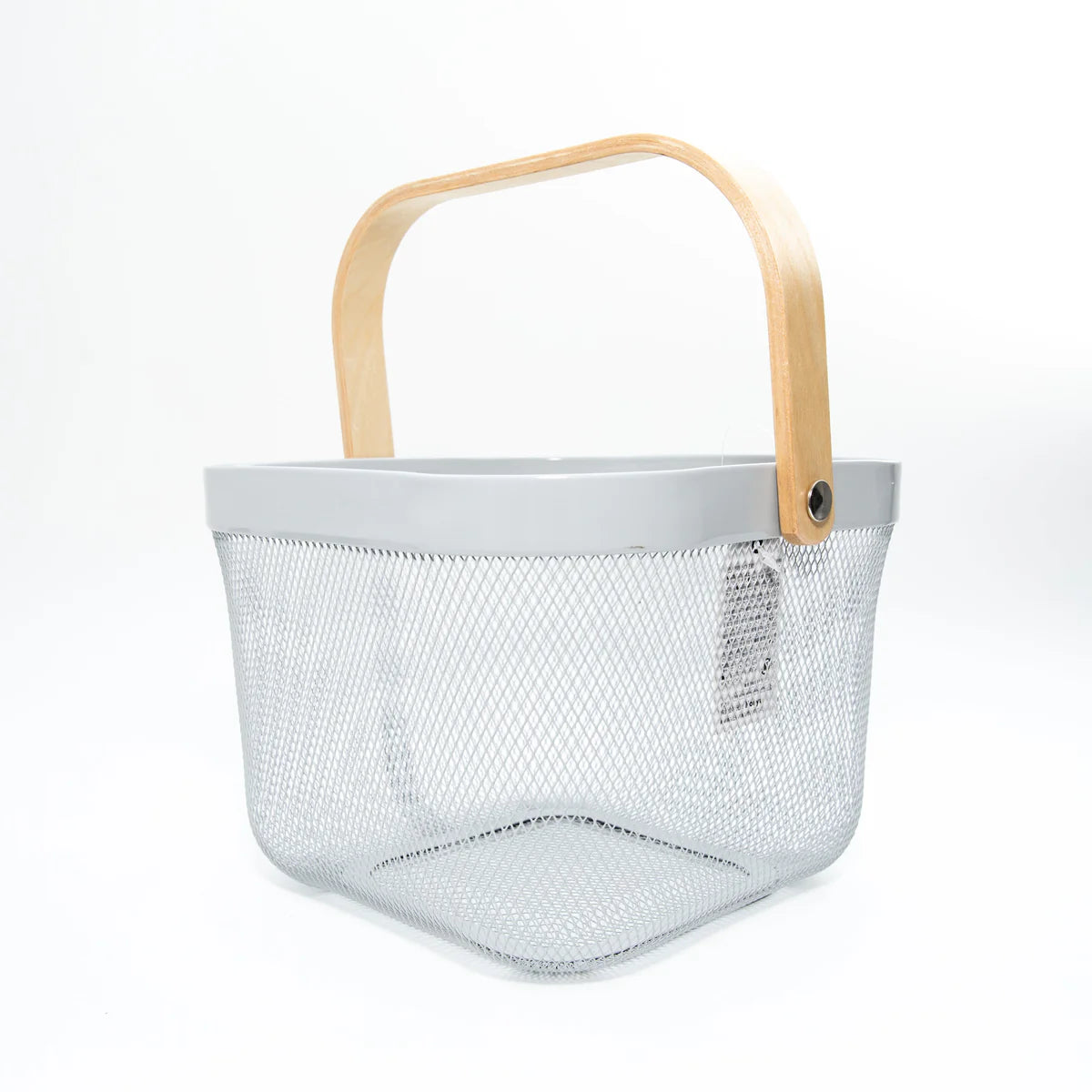 Steel mesh basket Gray