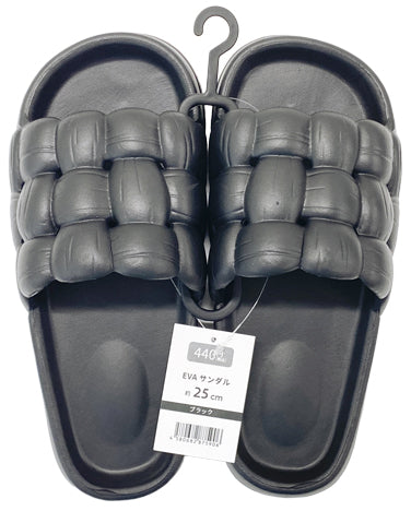 EVA sandals, black, approx. 25cm