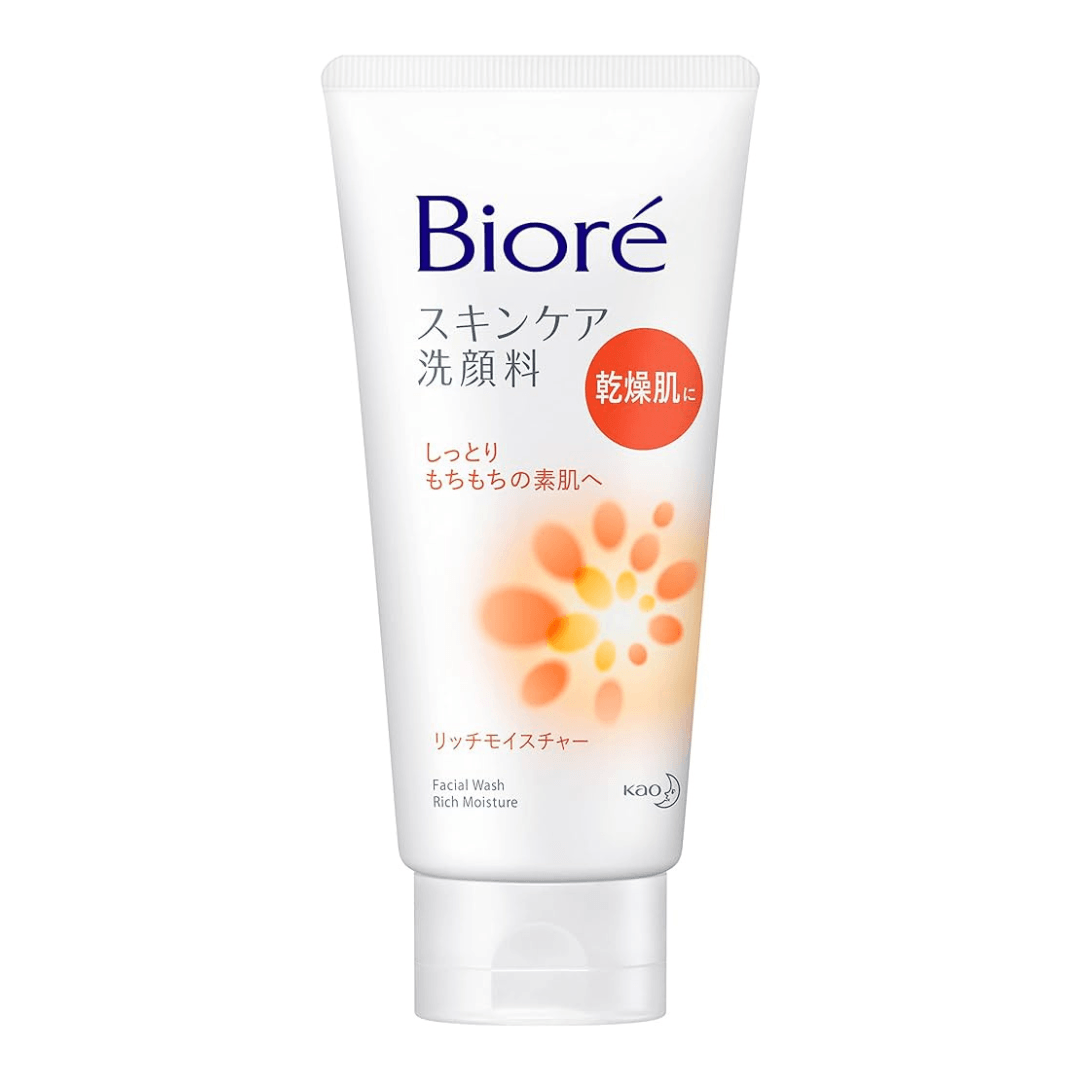 Kao Biore rich moisture face wash 130g - J Mart