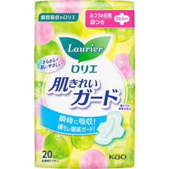 Kao Laurier Skin Clean Guard for normal use with wings 20.5cm 20 pieces