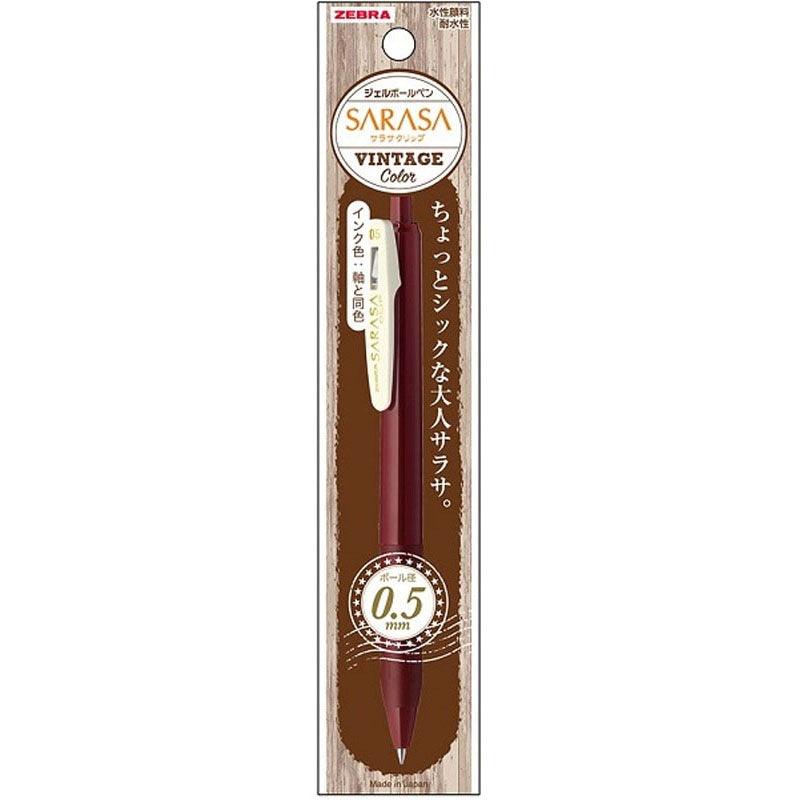 Zebra Gel Pen Sarasa 0.5 Red Black