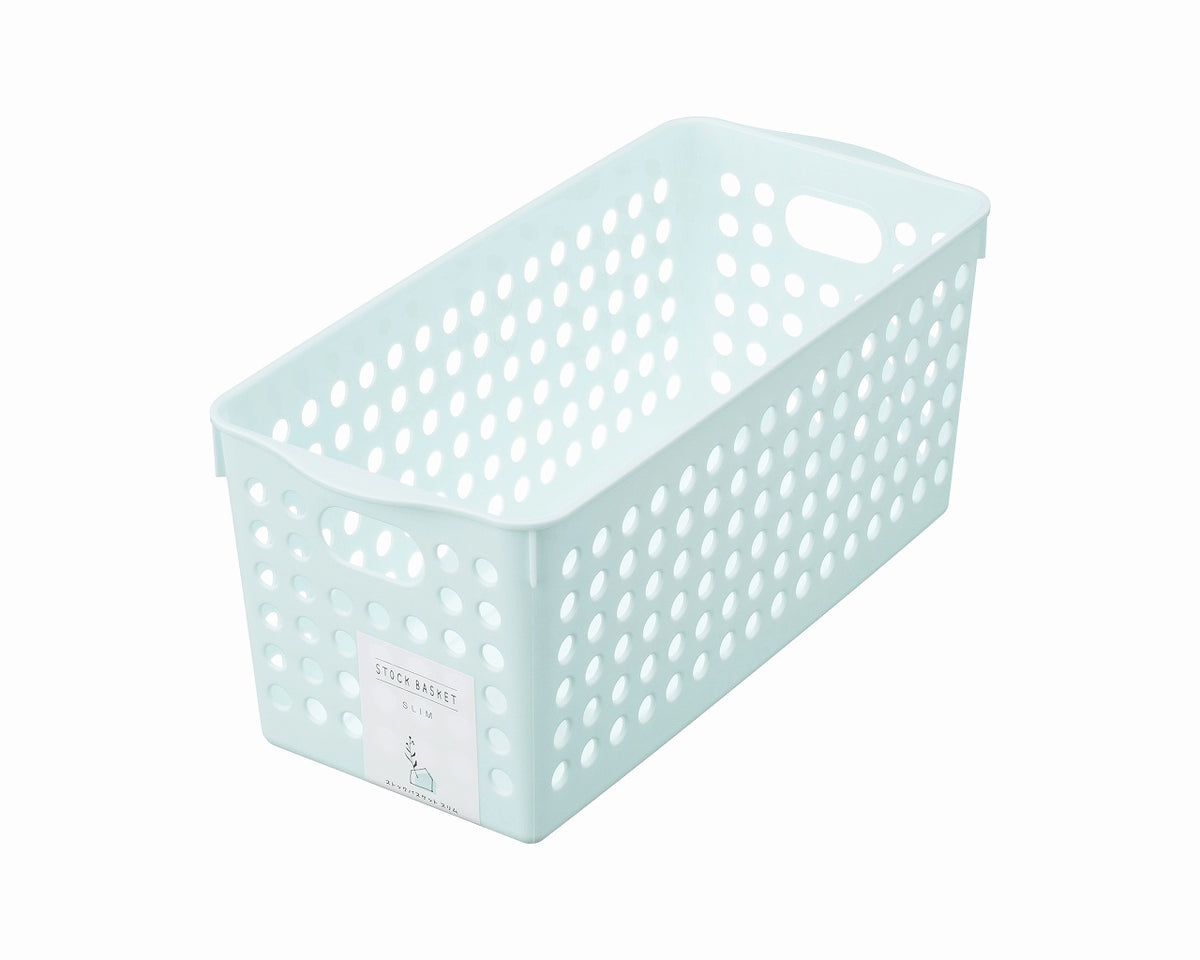 Stock Basket slim light blue