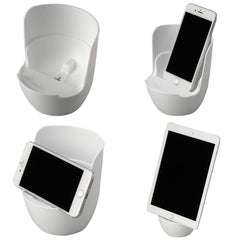 PLASTIC SMARTPHONE STAND WHITE - J Mart