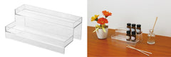 Display stand with two trays