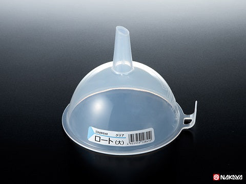 K284-1 Large funnel, 1 piece, clear