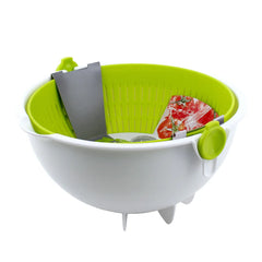 Spin Wheel Colander Large (Green Drainer)