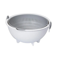 Spin Wheel Colander Large (Gray Drainer)