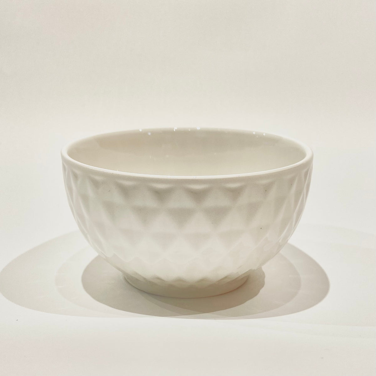 Amibori White Rice Bowl 9.5cm