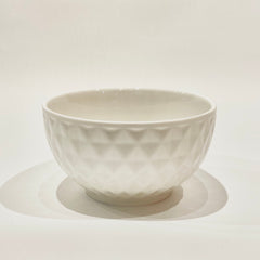 Amibori White Rice Bowl 9.5cm