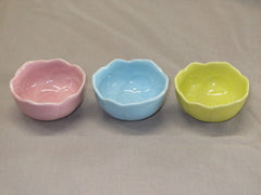 Color Flower Shape Bowl(S)