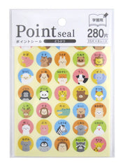 Point stickers for learning animals 280 pieces