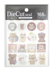 Die-cut stickers Latte Color Friends 168 pieces