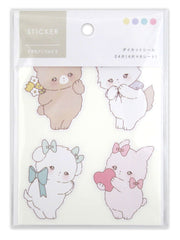 Die-cut stickers, Favorite Color Animals, B, 24 pieces