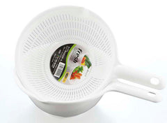 Fresh New Handled Strainer Bowl WH