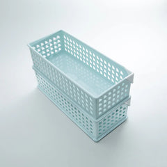 Cute Stackable Basket slim light blue