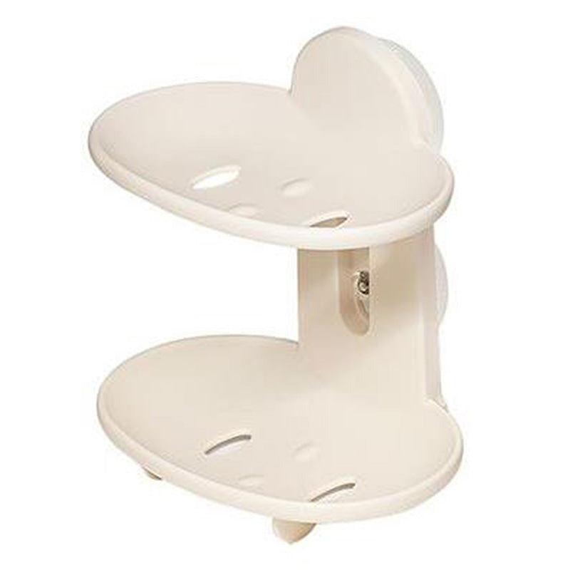 Rack double type for soap white