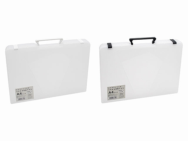 High-value (3.0) A4 file case with handle, clear