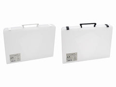 High-value (3.0) A4 file case with handle, clear