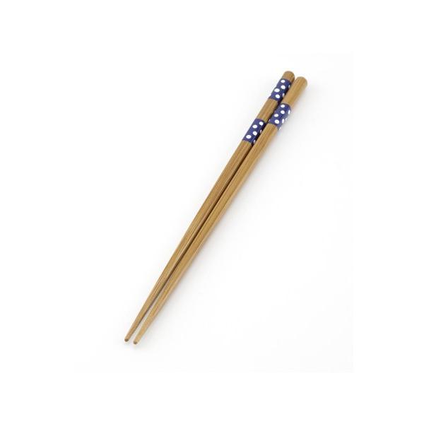 Polka dots bamboo chopstick 22.5cm - J Mart