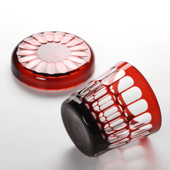 Hirota Futachoko Edo cut glass kamaboko 150ml - J Mart
