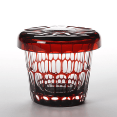Hirota Futachoko Edo cut glass kamaboko 150ml - J Mart