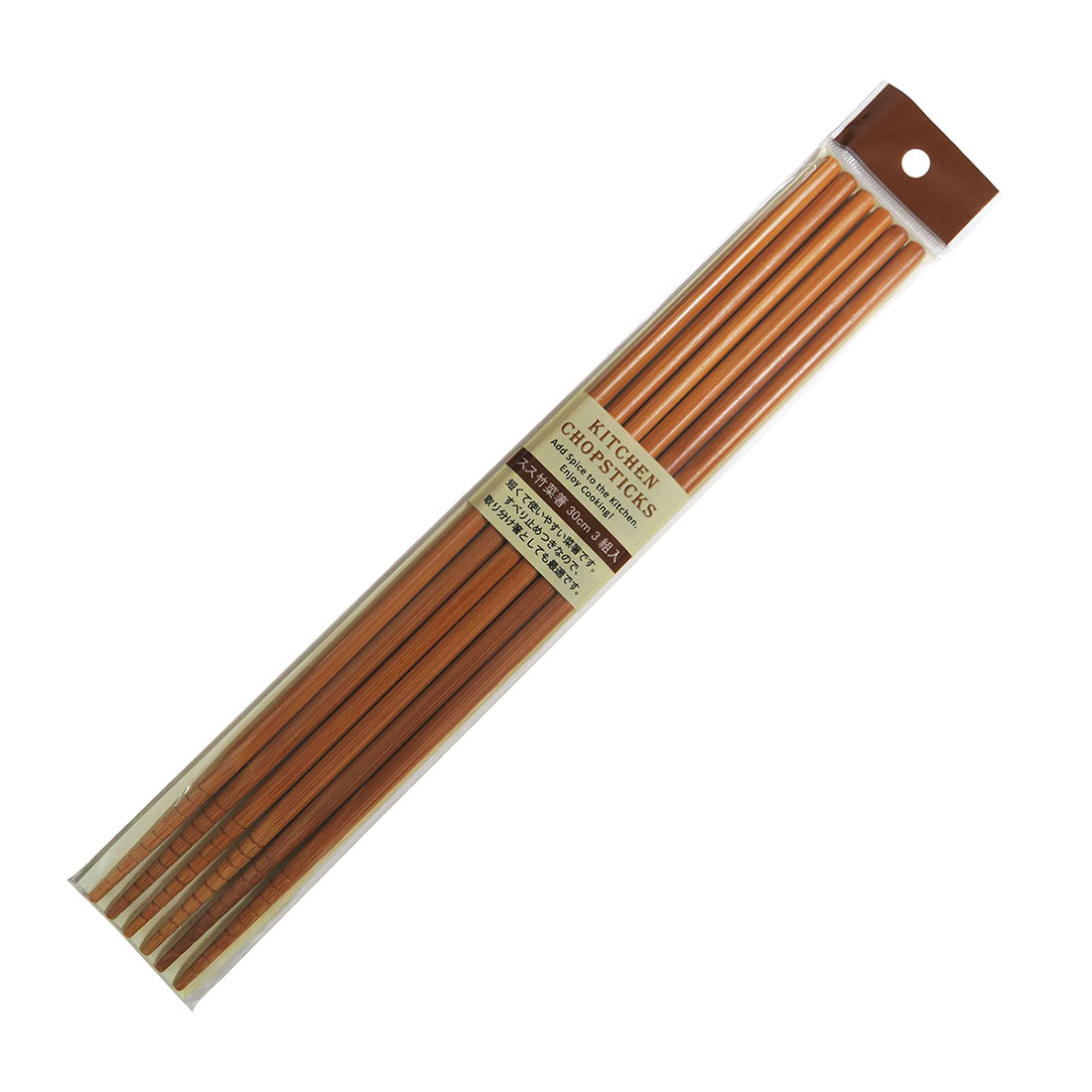 Soot bamboo chopsticks 30cm 3P